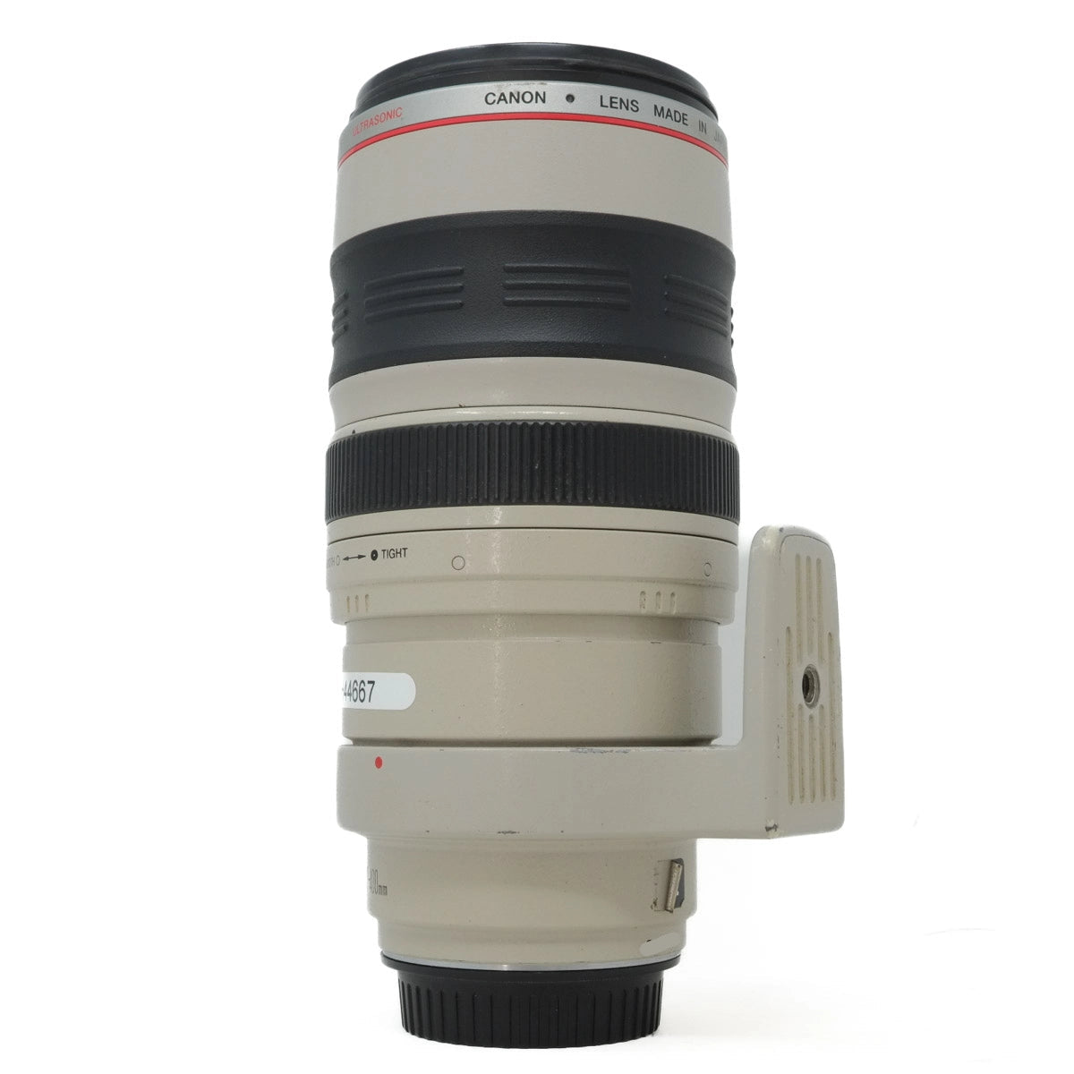 Canon camera lens on a white background