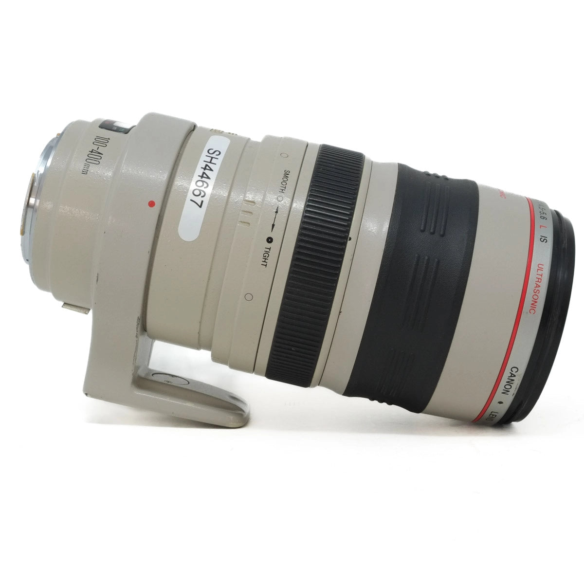 Canon camera lens on a white background
