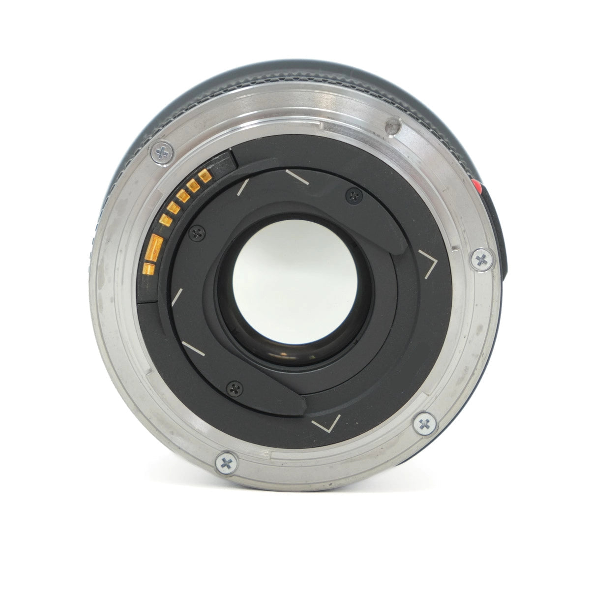 Camera lens on a white background