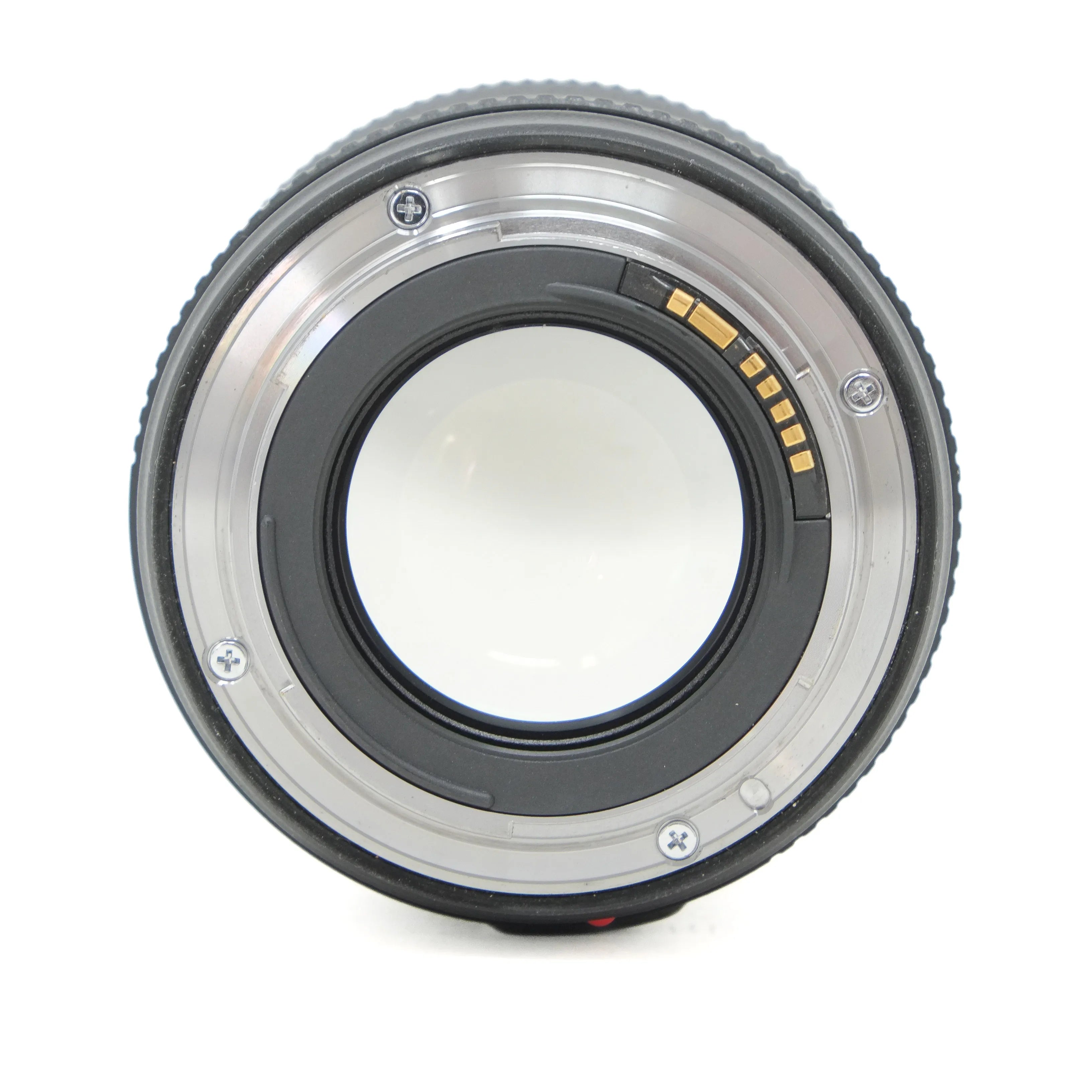 Camera lens on a white background