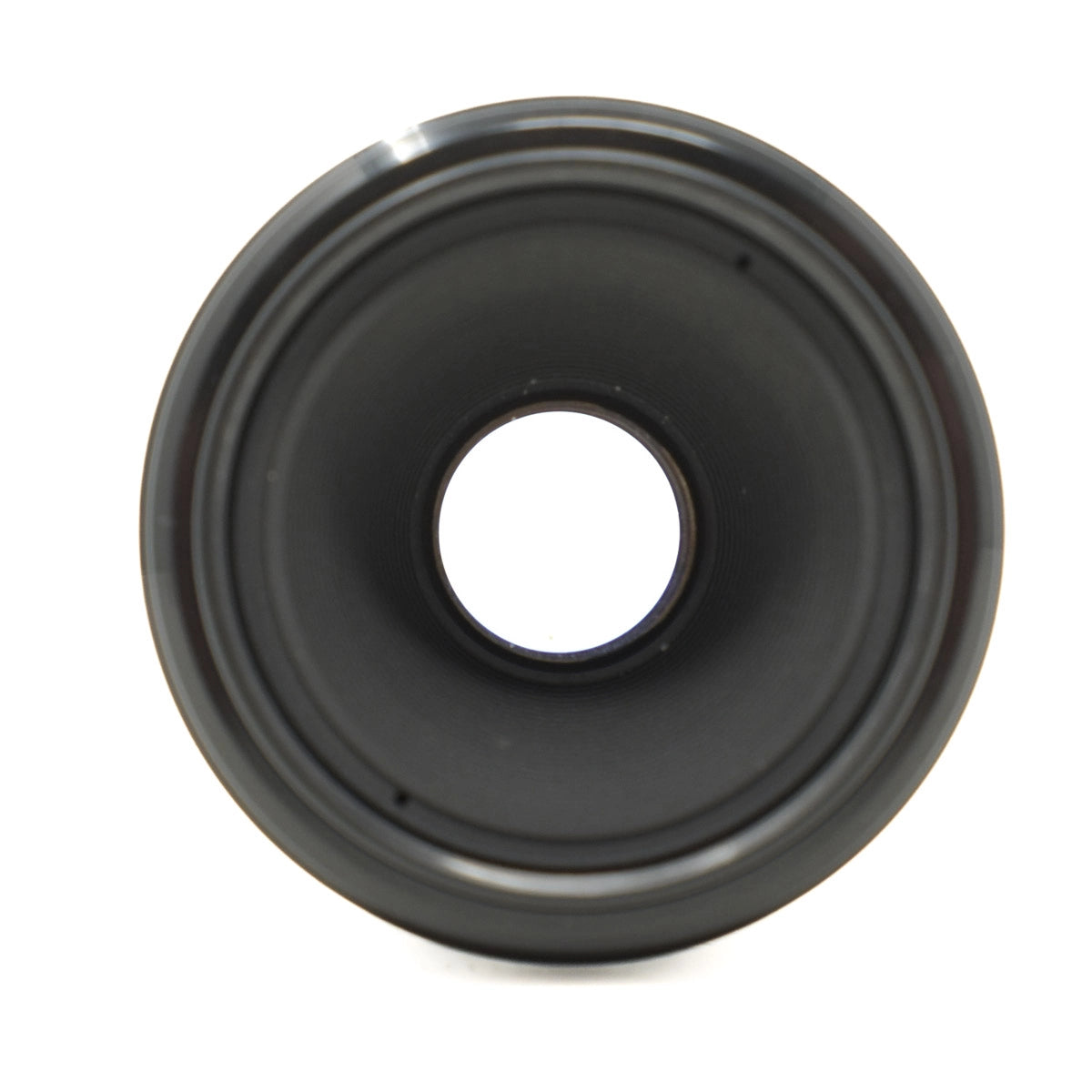 Used Canon EF 50mm F2.5 Macro lens in EF fitting - top angle 