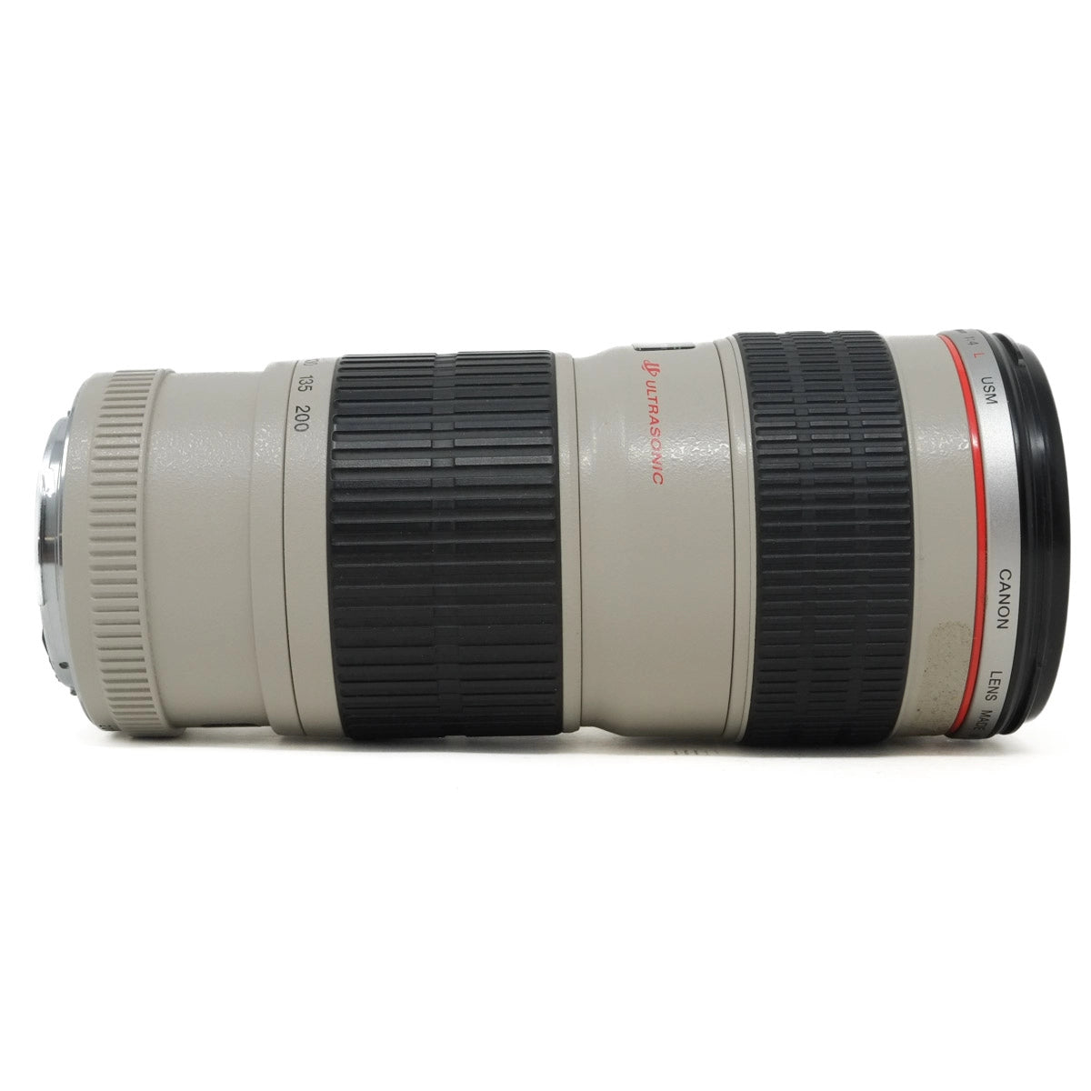 Canon camera lens on a white background