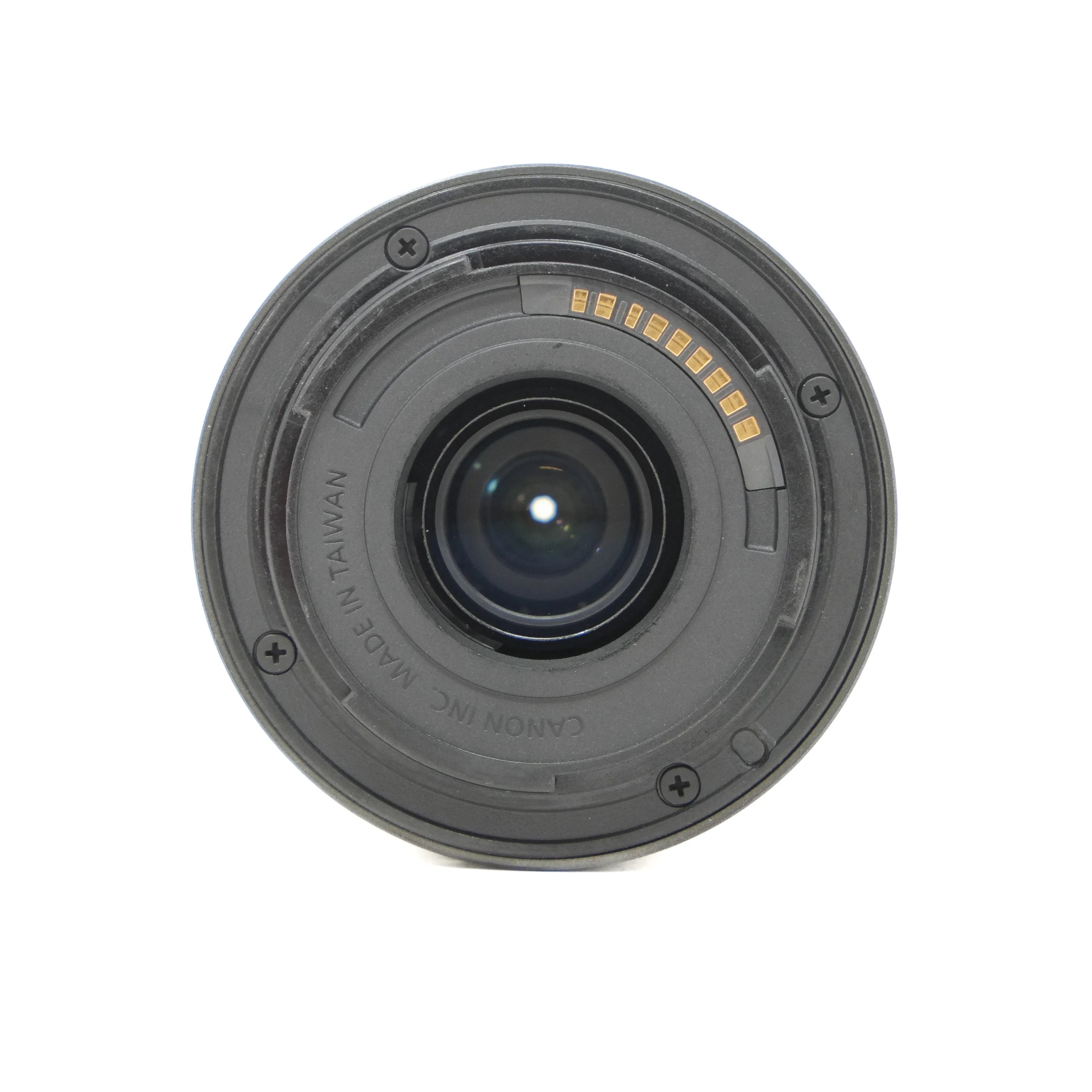 Camera lens on a white background