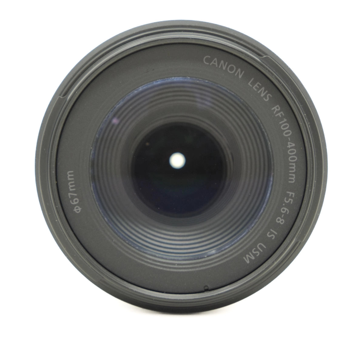 Canon camera lens on a white background