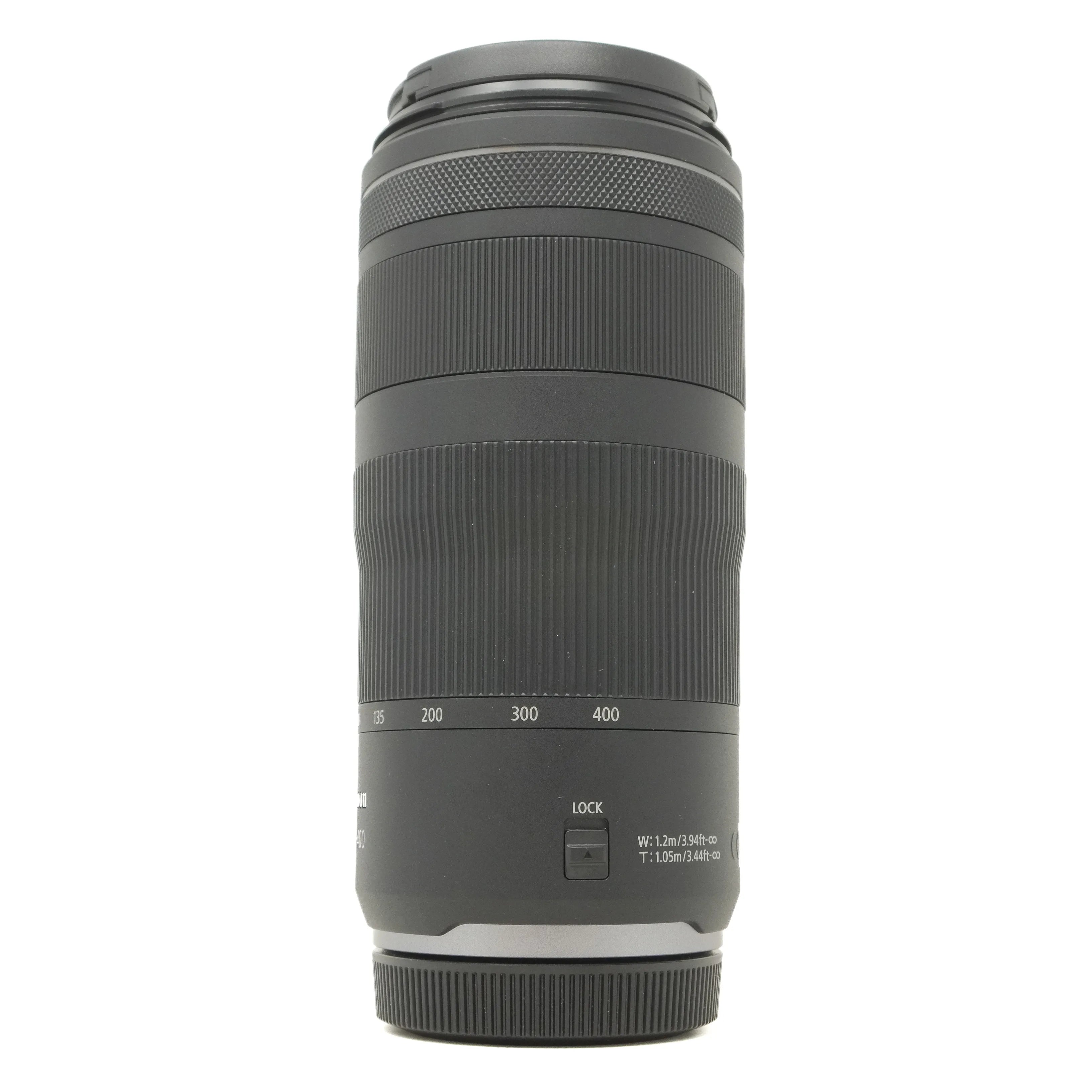 Camera lens on a white background
