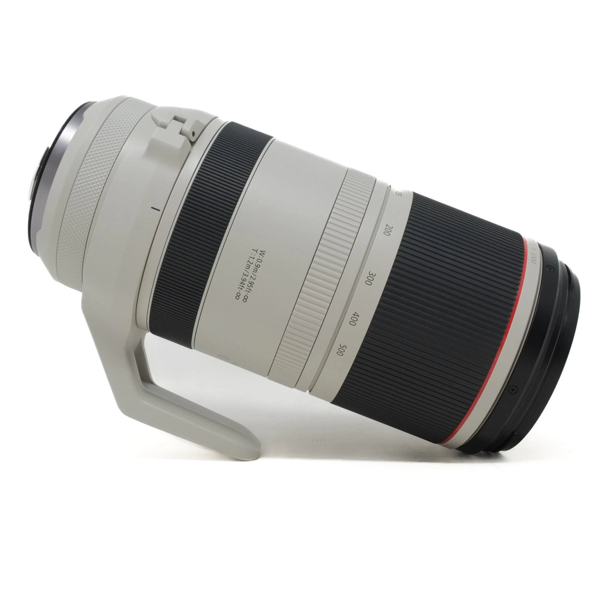 Camera lens on a white background