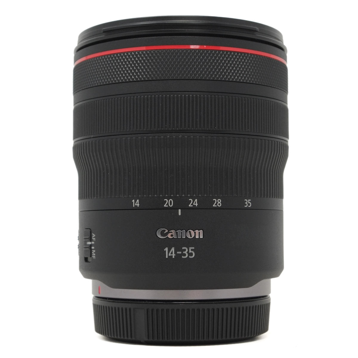 Used Canon RF 14-35mm F4 L IS USM Lens - front angle 