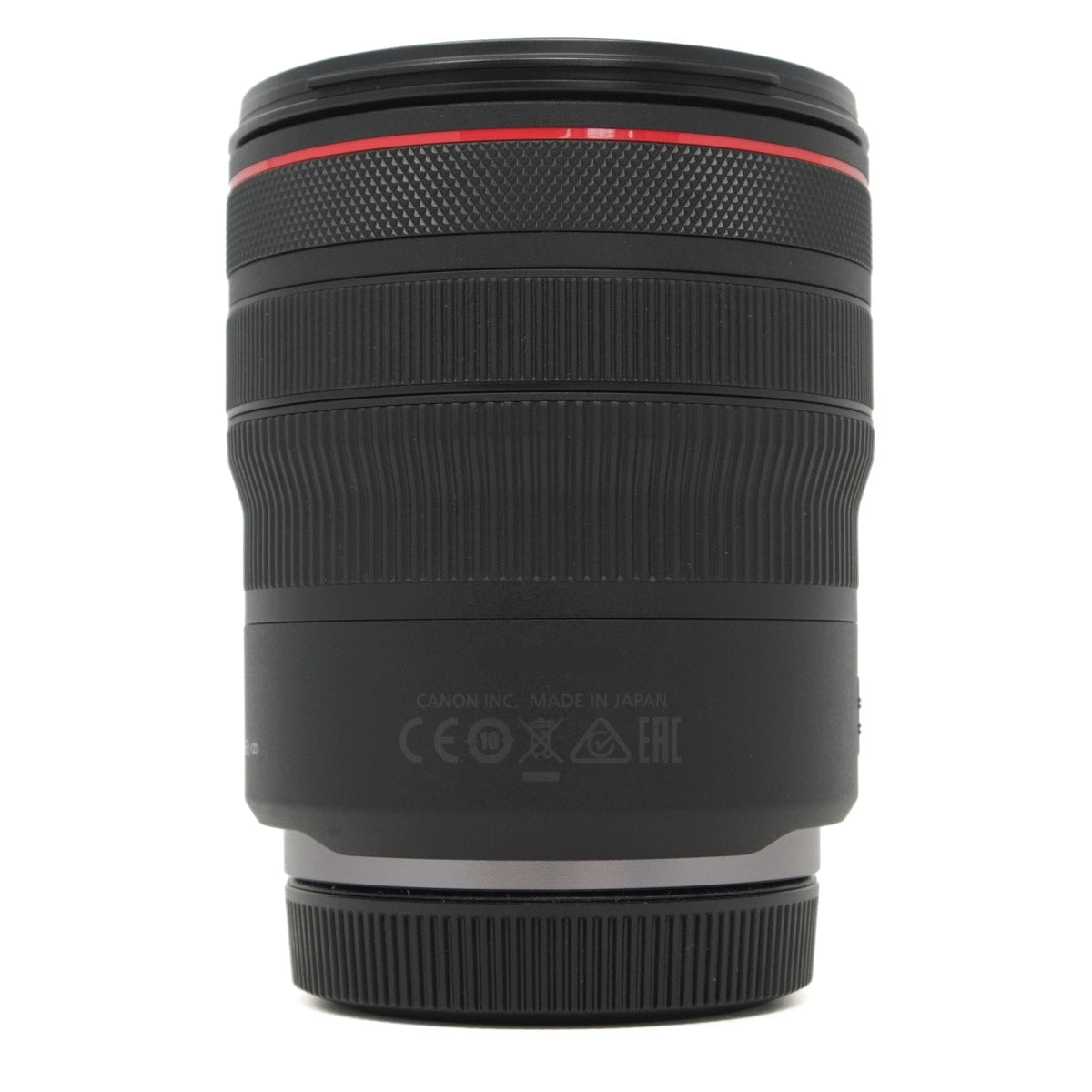 Used Canon RF 14-35mm F4 L IS USM Lens - side angle 