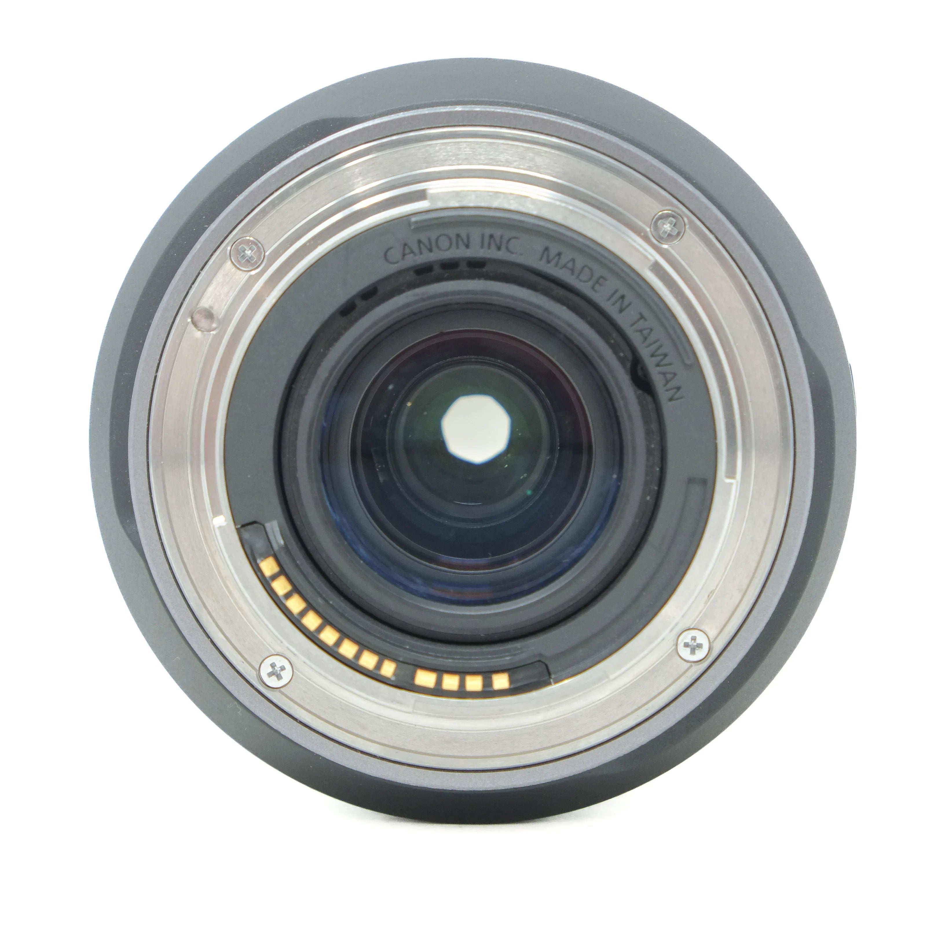 Canon camera lens on a white background