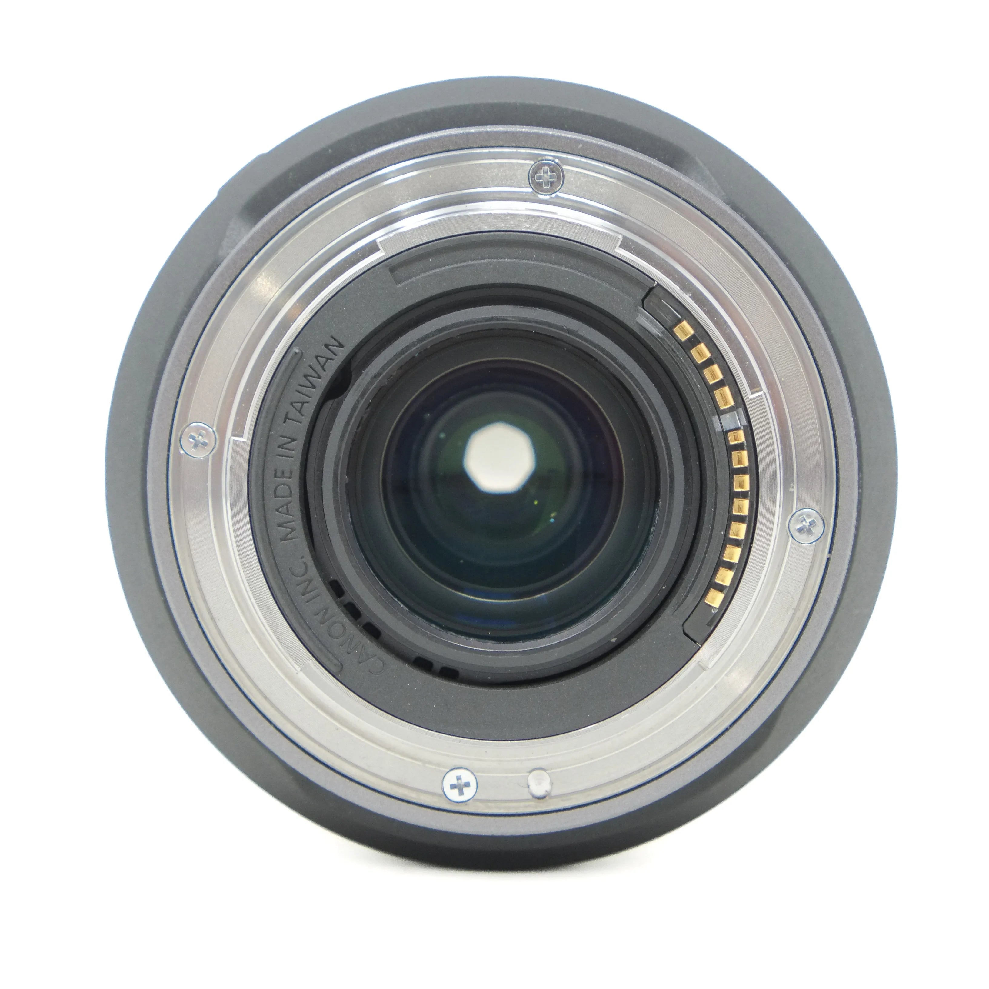 Camera lens on a white background