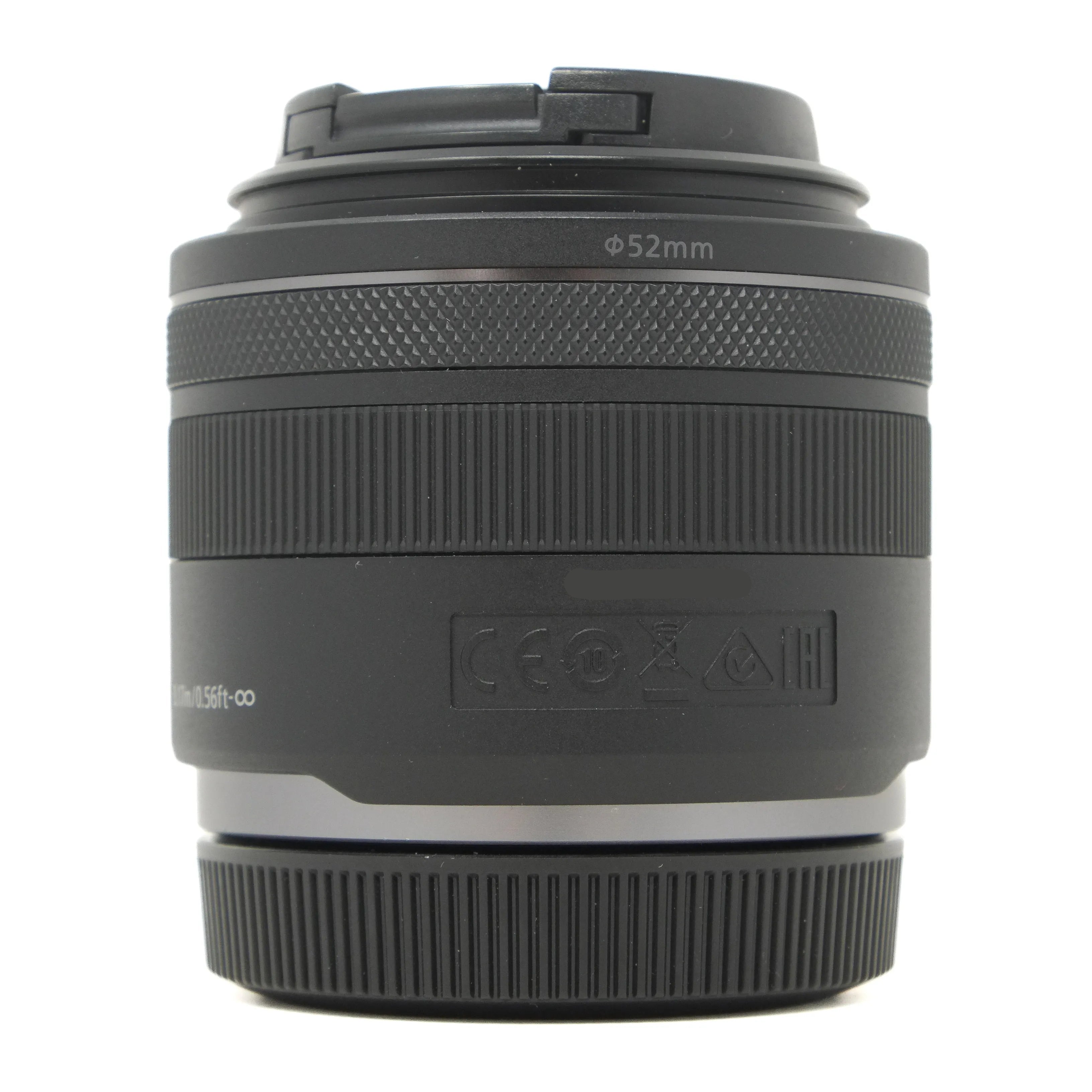 Used Canon RF 35mm f1.8 Macro IS STM Lens - side angle 