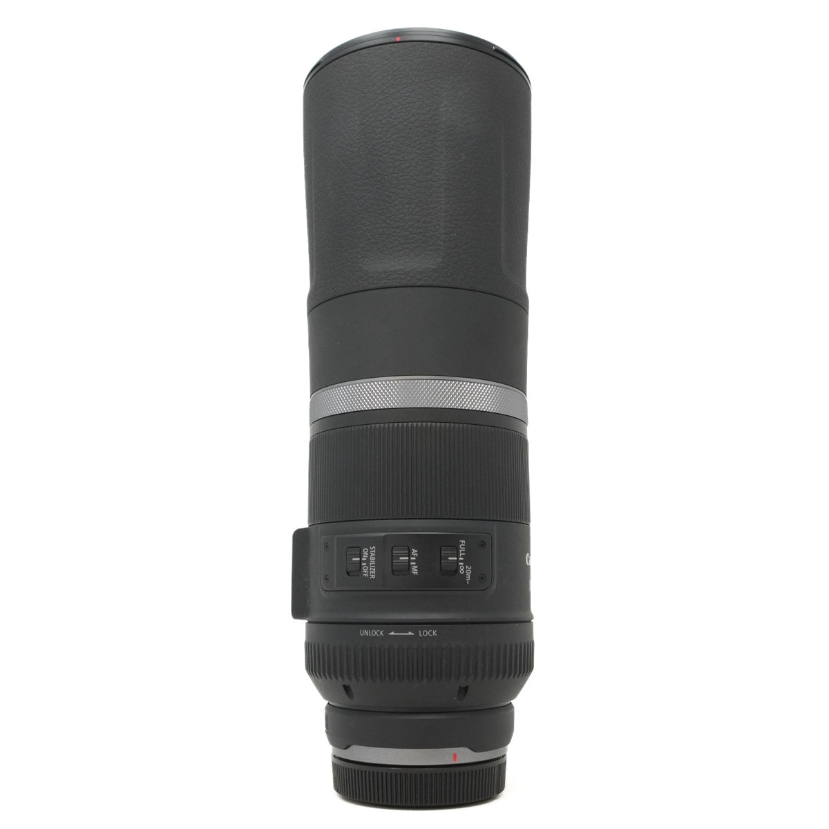 Used Canon RF 800mm F11 IS STM Lens - side angle 