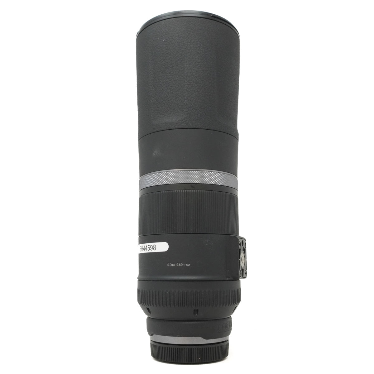 Camera lens on a white background