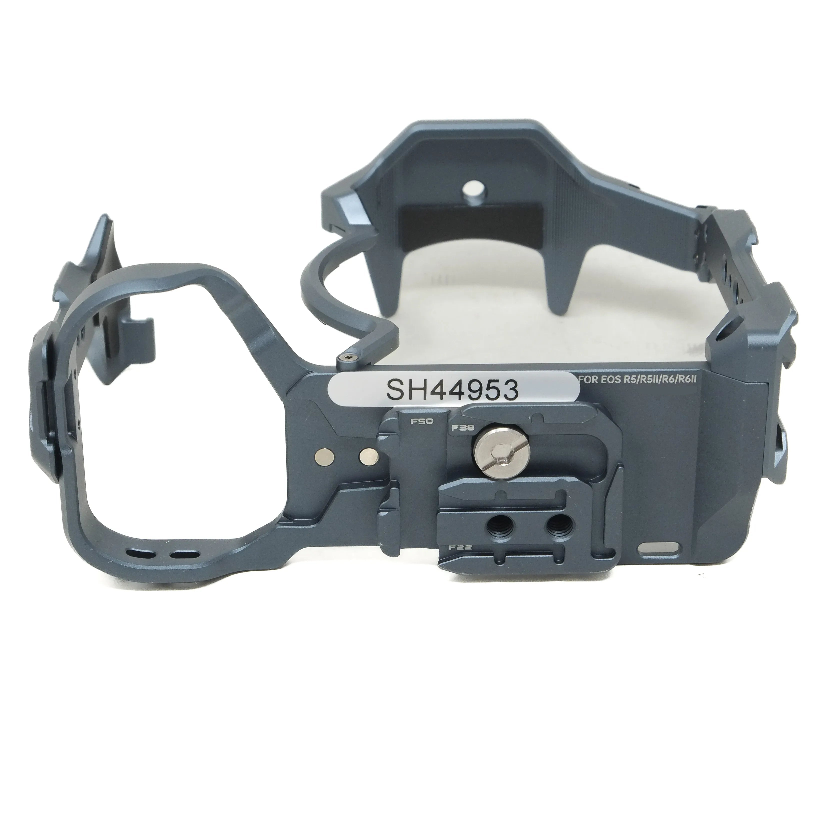 Used Falcam Blue Camera Cage for Canon R5 - bottom angle 