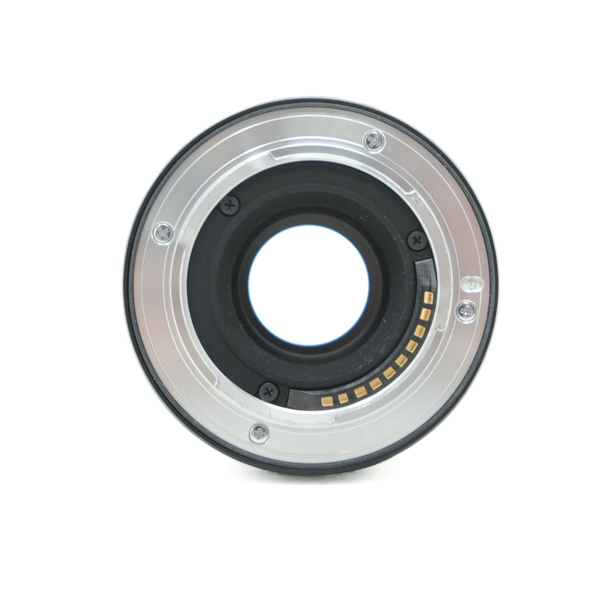 Camera lens on a white background
