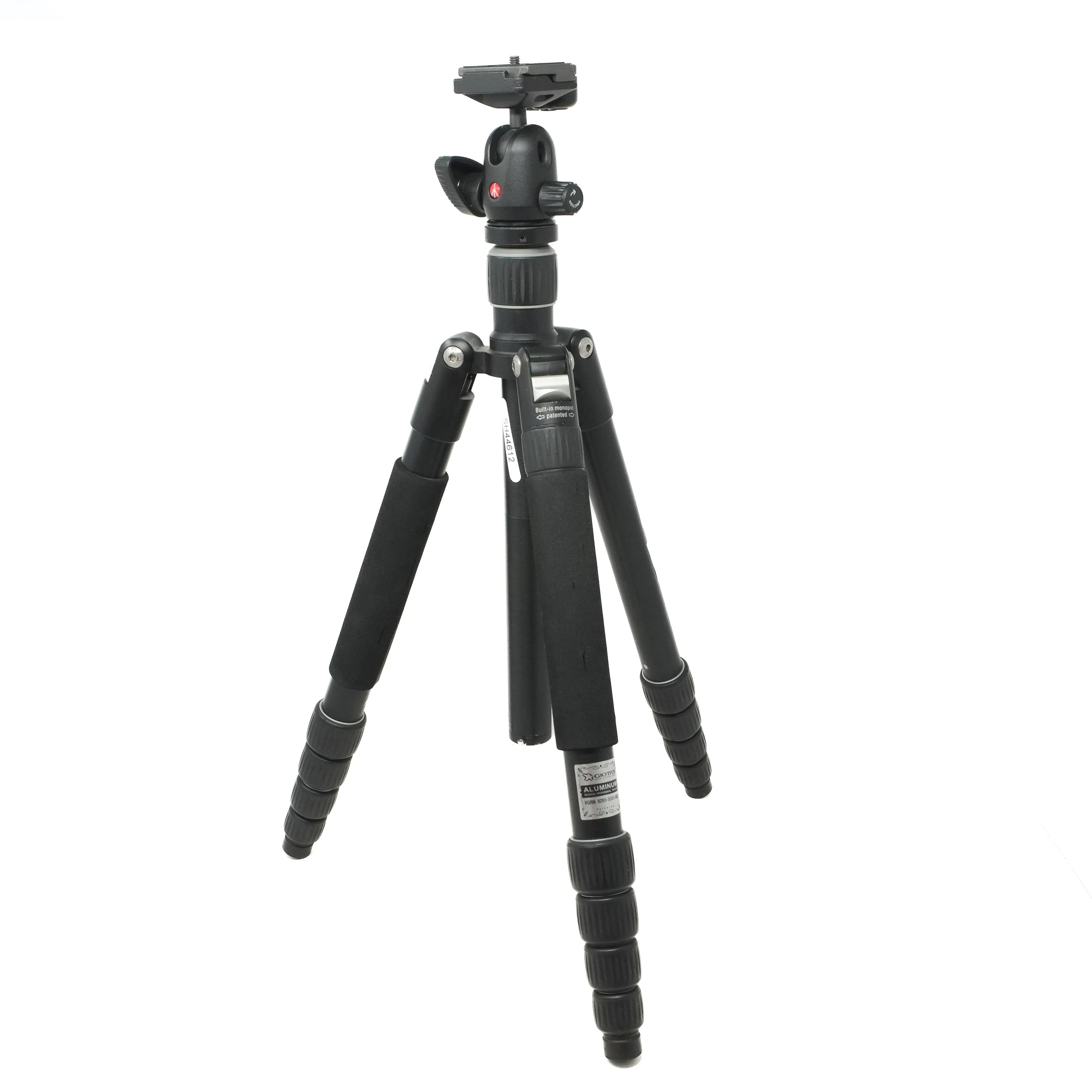 Used Giottos Tripod with Manfrotto Head - front angle 