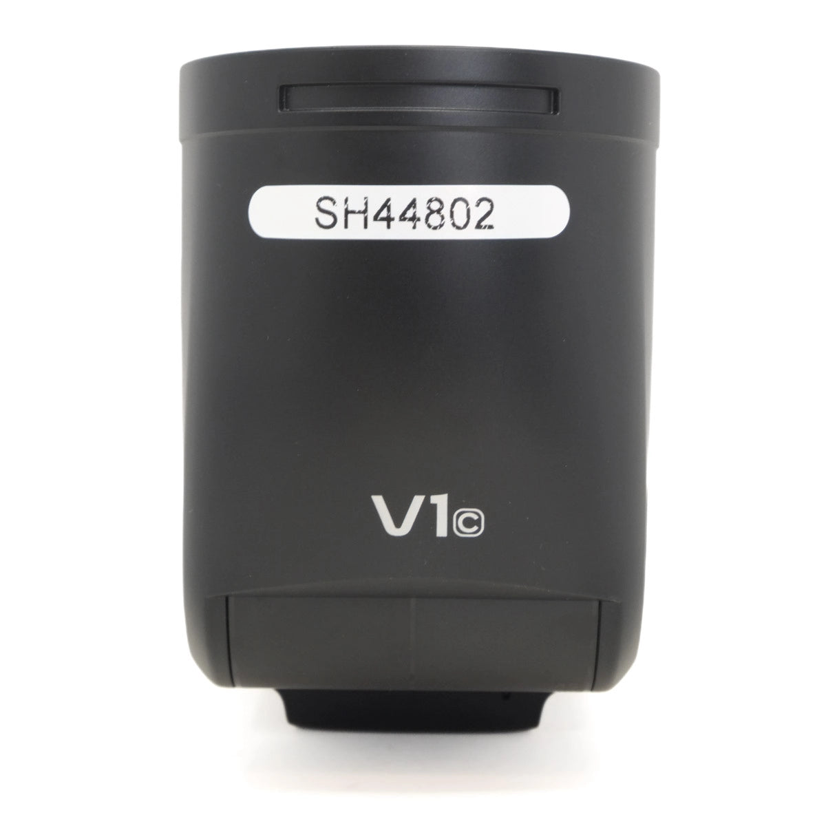 Used Godox V1 C Fully TTL rechargeable flash unit for Canon Rf - top angle 