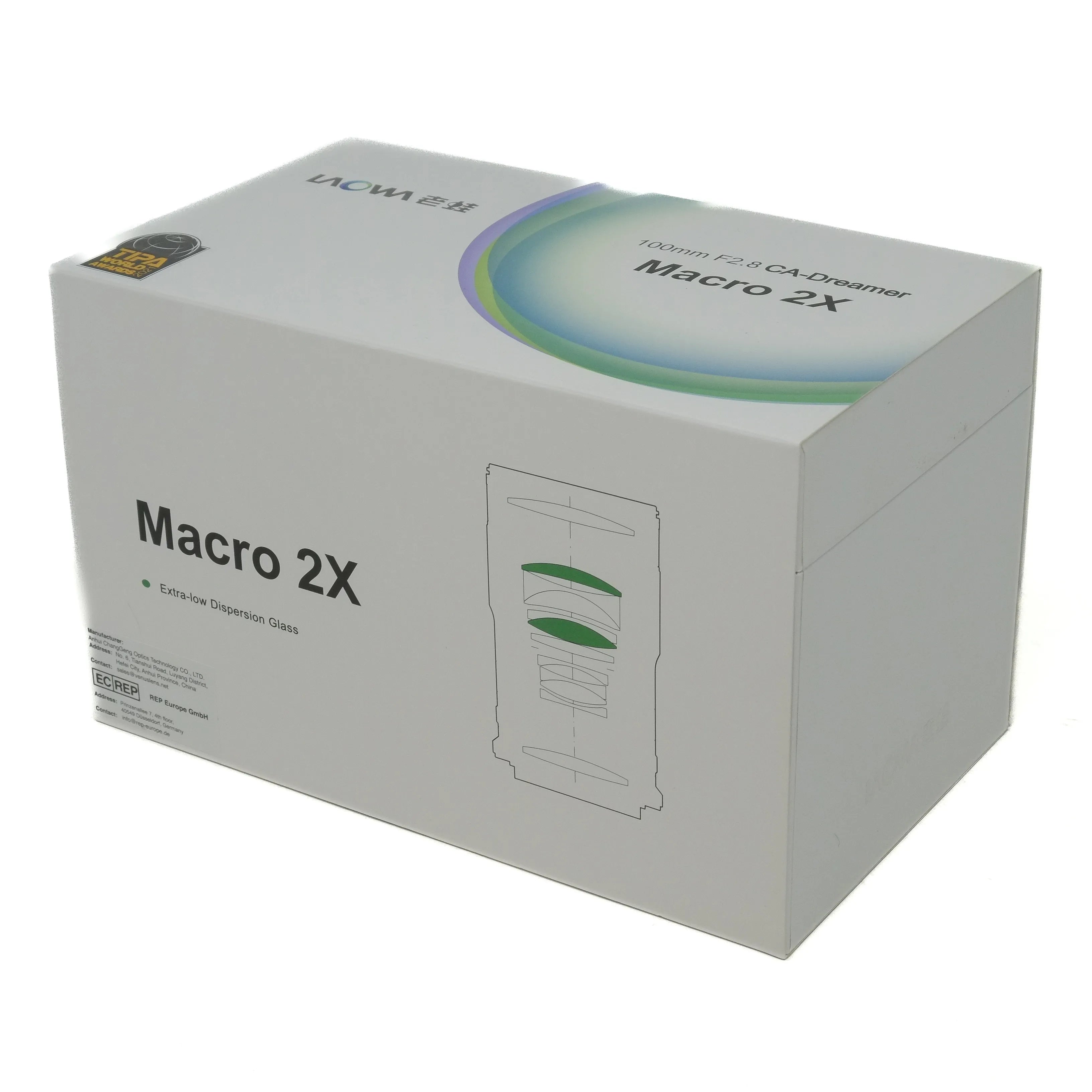 Used Laowa 100mm F2.8 CA-Dreamer Macro 2x in Canon RF Mount - original box