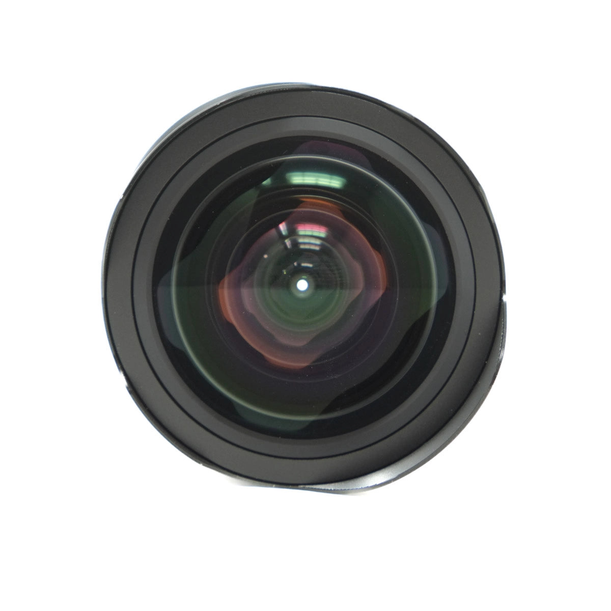 Camera lens on a white background