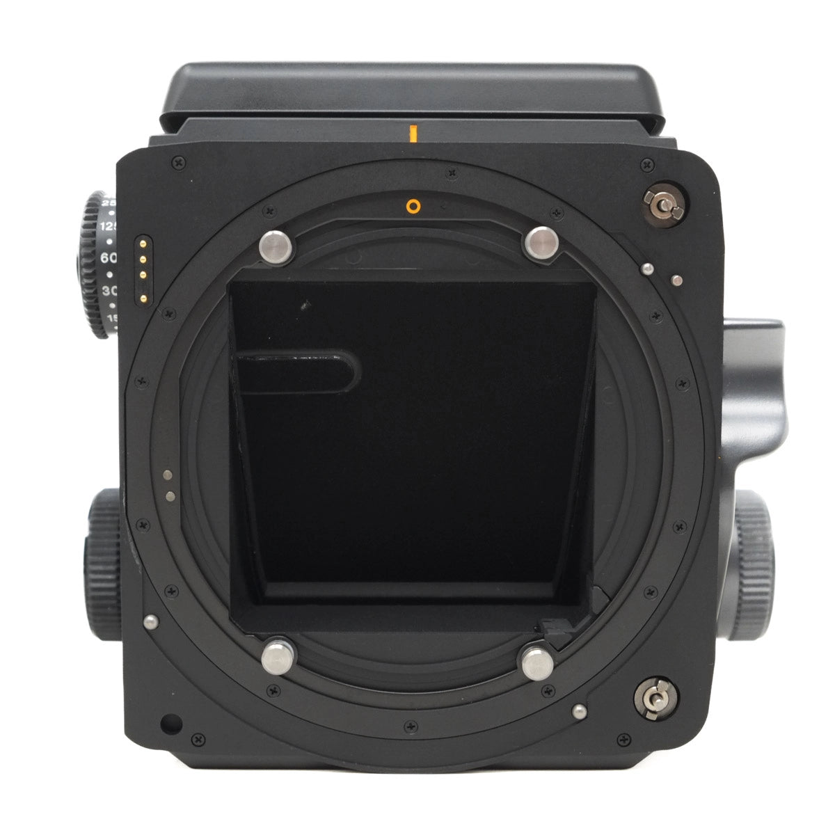Used Mamiya RZ67 Pro II with 110mm F2.8 and WLF + 120 PRO II back - front angle 
