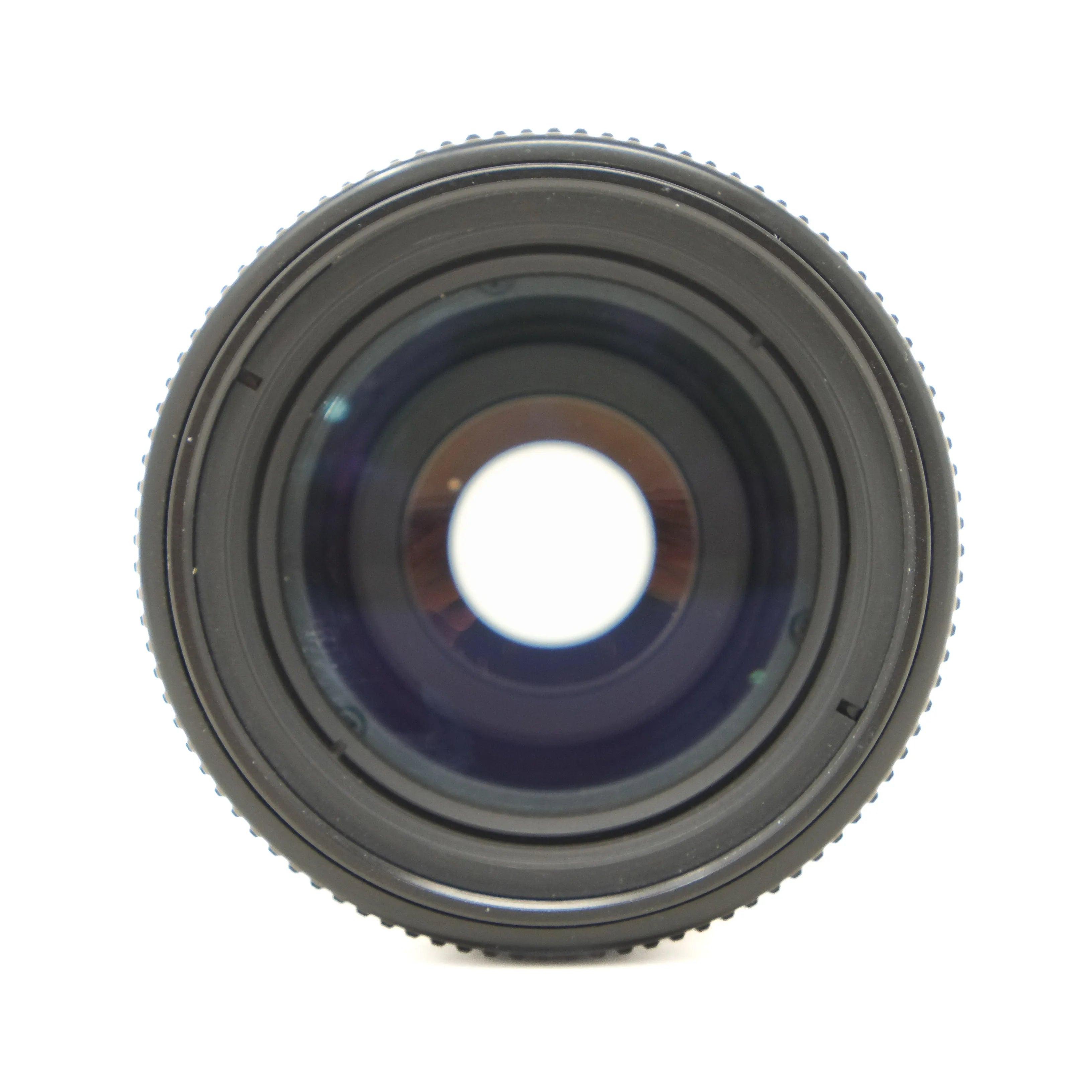 Camera lens on a white background
