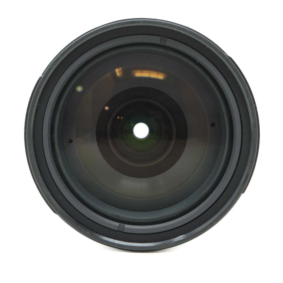 Camera lens on a white background