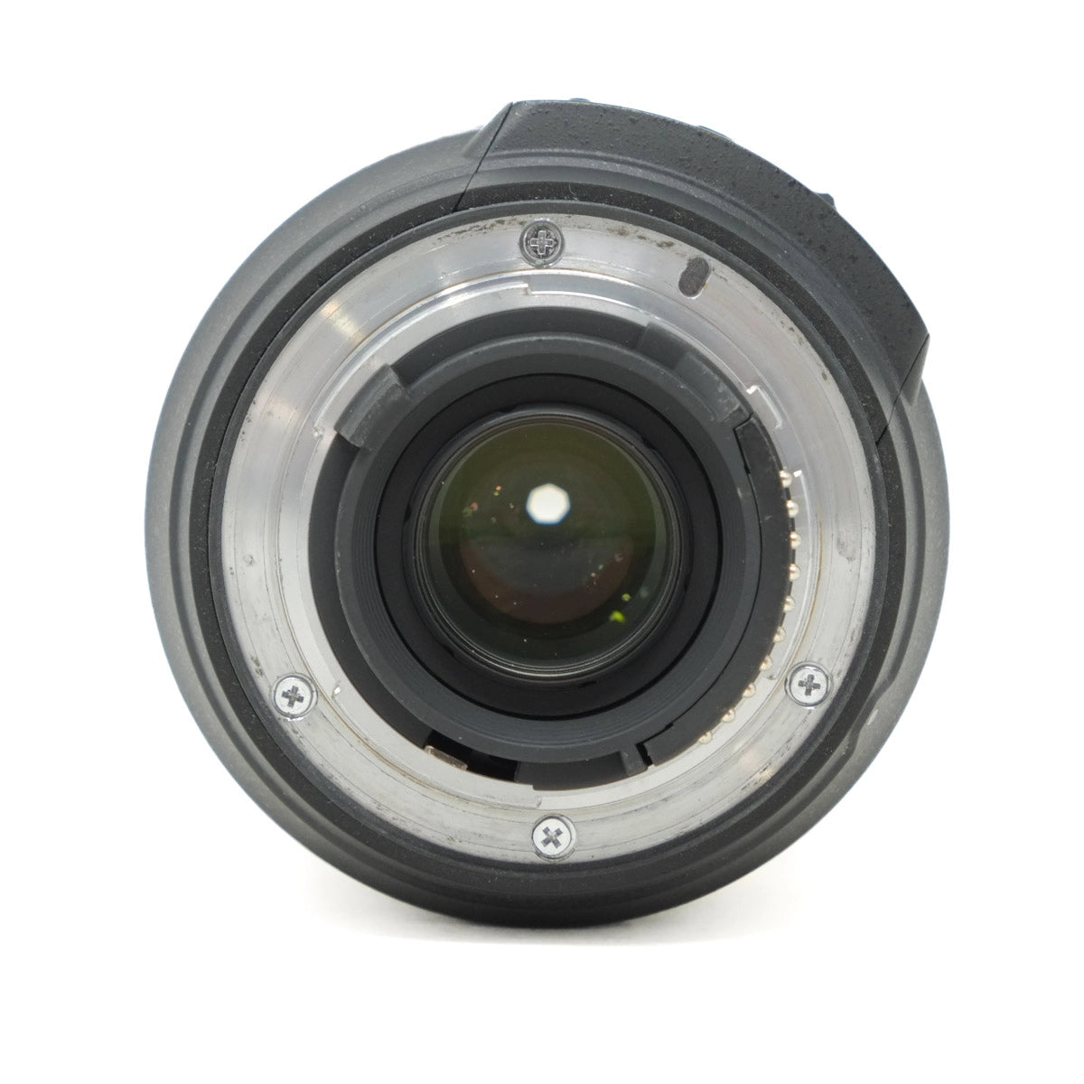 Camera lens on a white background