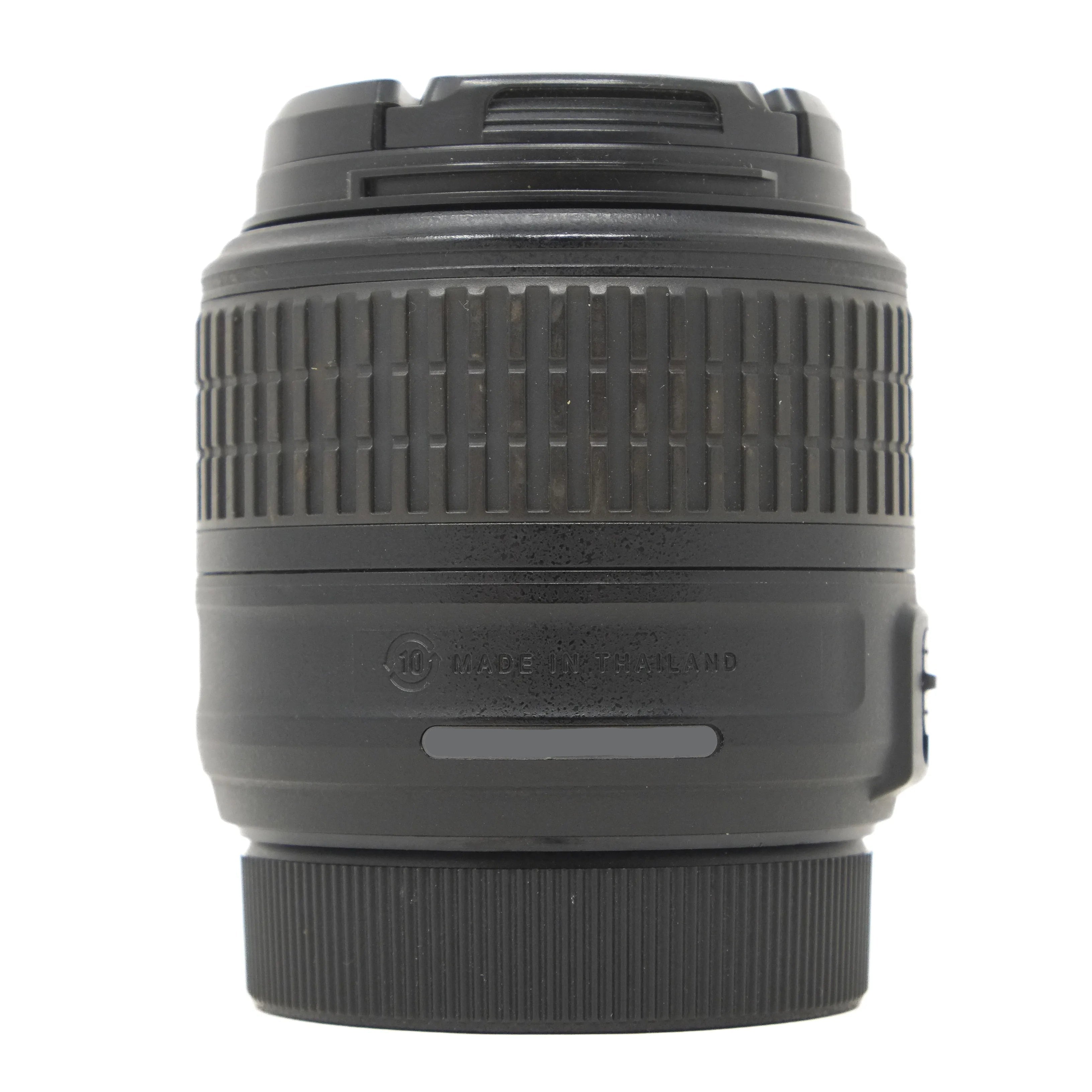 Used Nikon AF-S 18-55mm F3.5-5.6G VR II Lens - side angle 