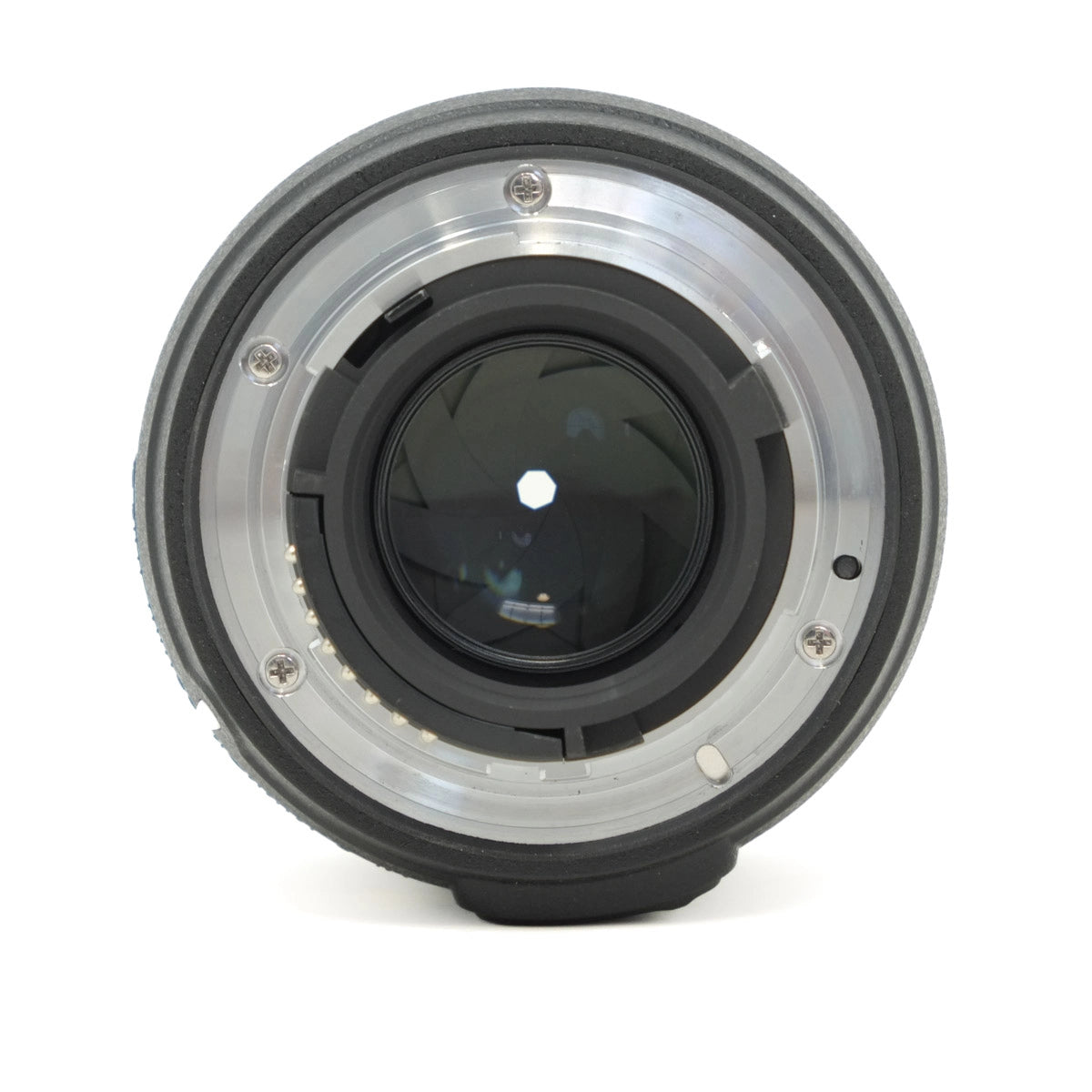 Camera lens on a white background