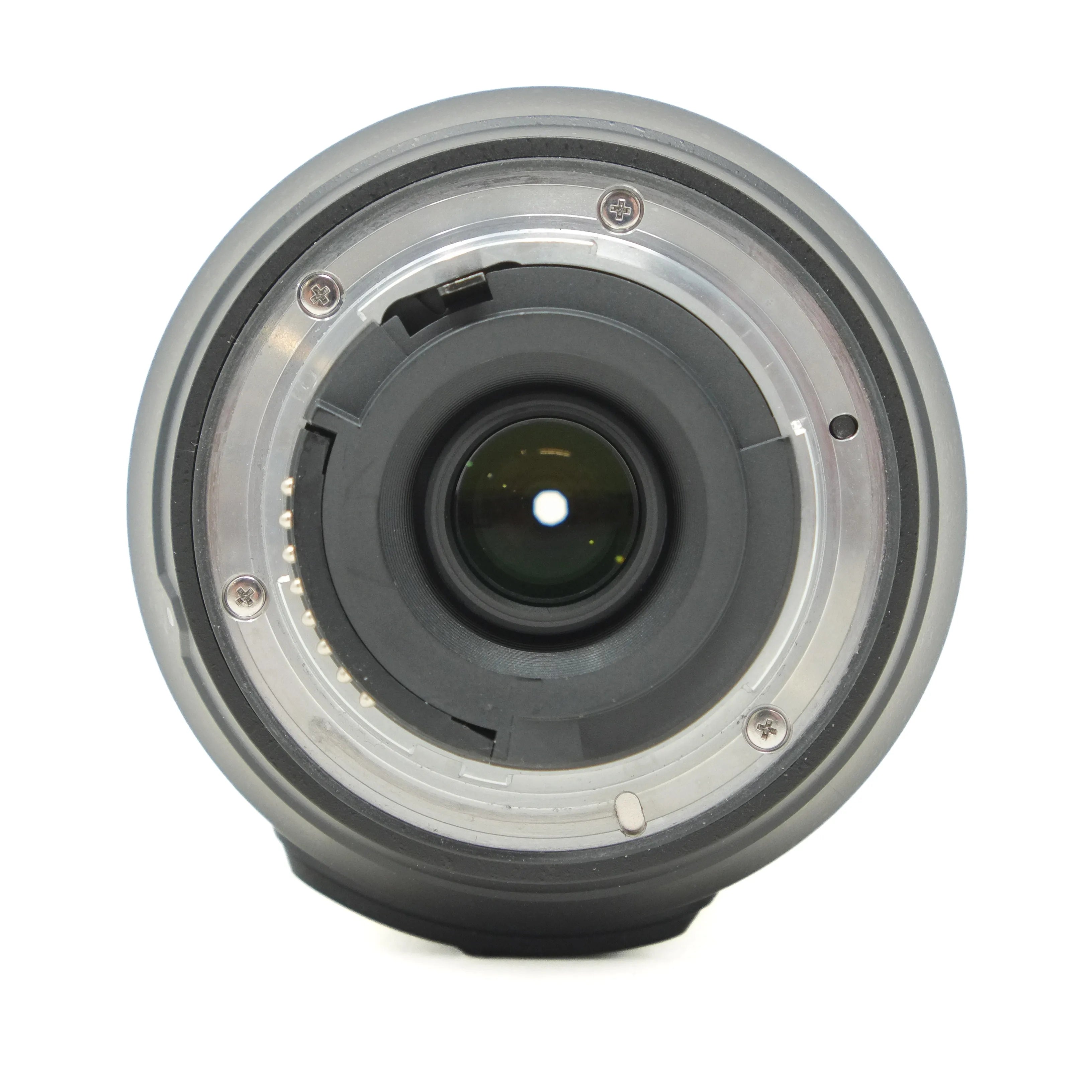 Camera lens on a white background