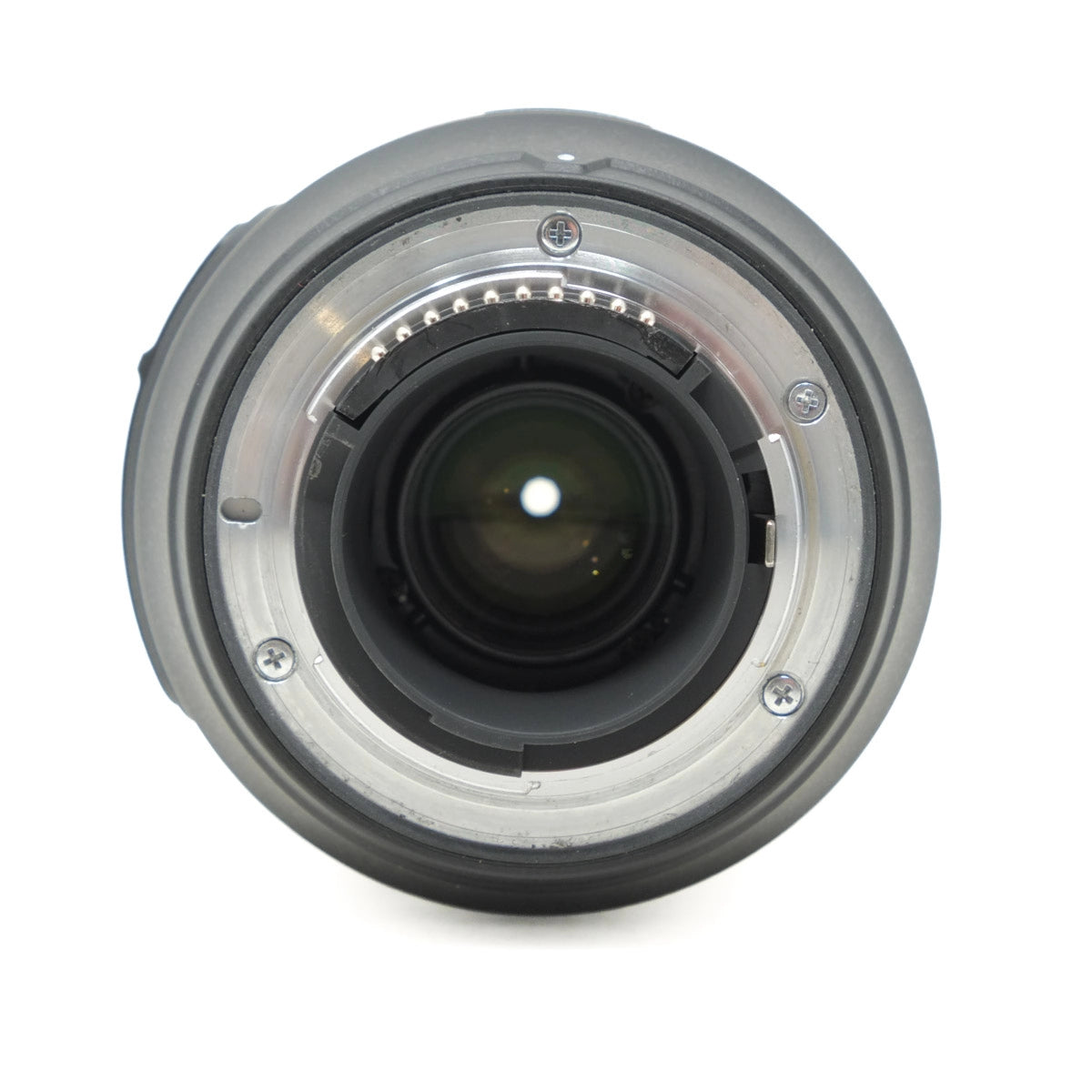 Camera lens on a white background