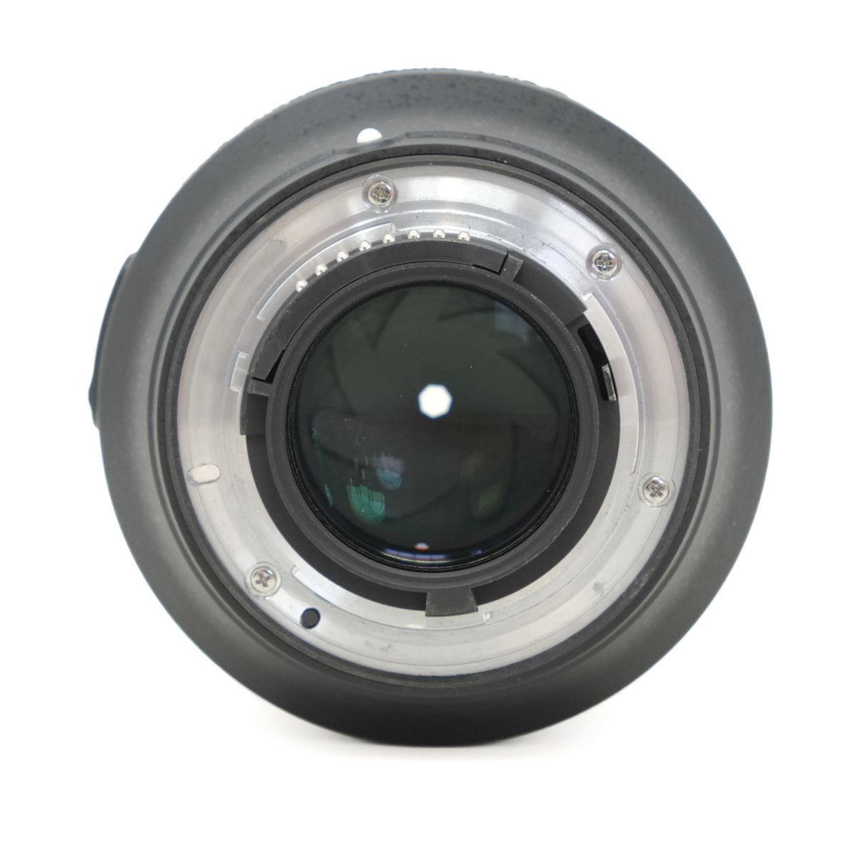 Camera lens on a white background