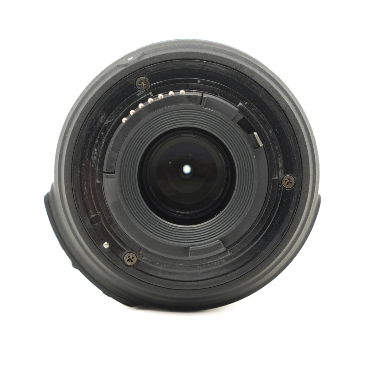 Used Nikon D60 DSLR camera with 18-55mm VR lens - bottom angle 