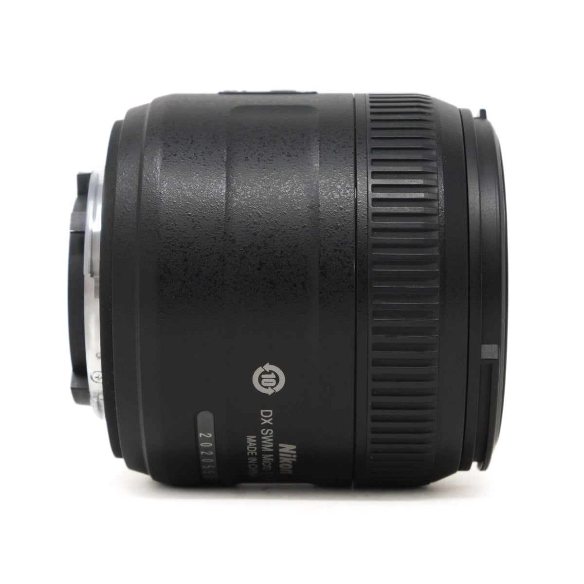Used Nikon Micro 40mm f/2.8 G Lens - side angle 