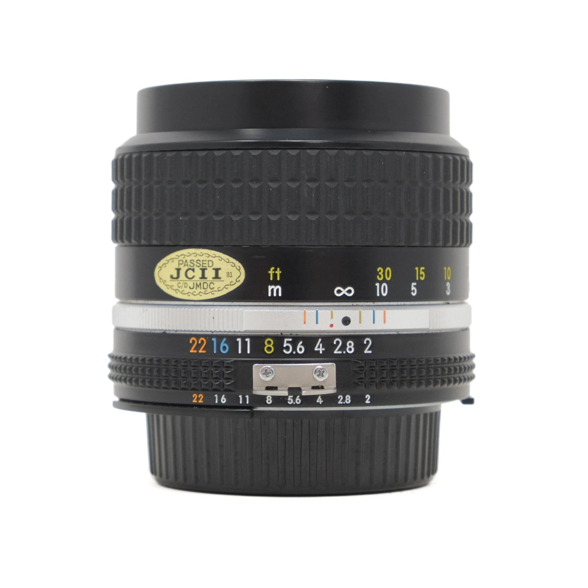 Used Nikon Nikkor 85mm F2 AIS - front angle 