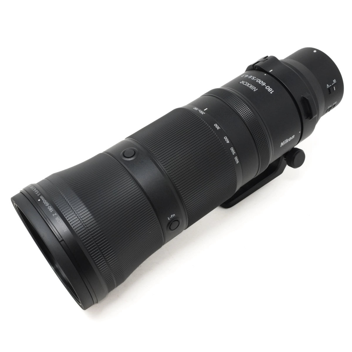 Camera lens on a white background