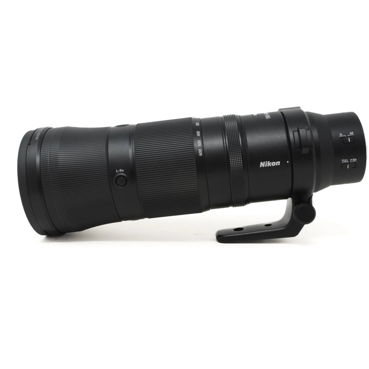 Used Nikon Z 180-600mm f5.6-6.3 Telephoto Lens - side angle 