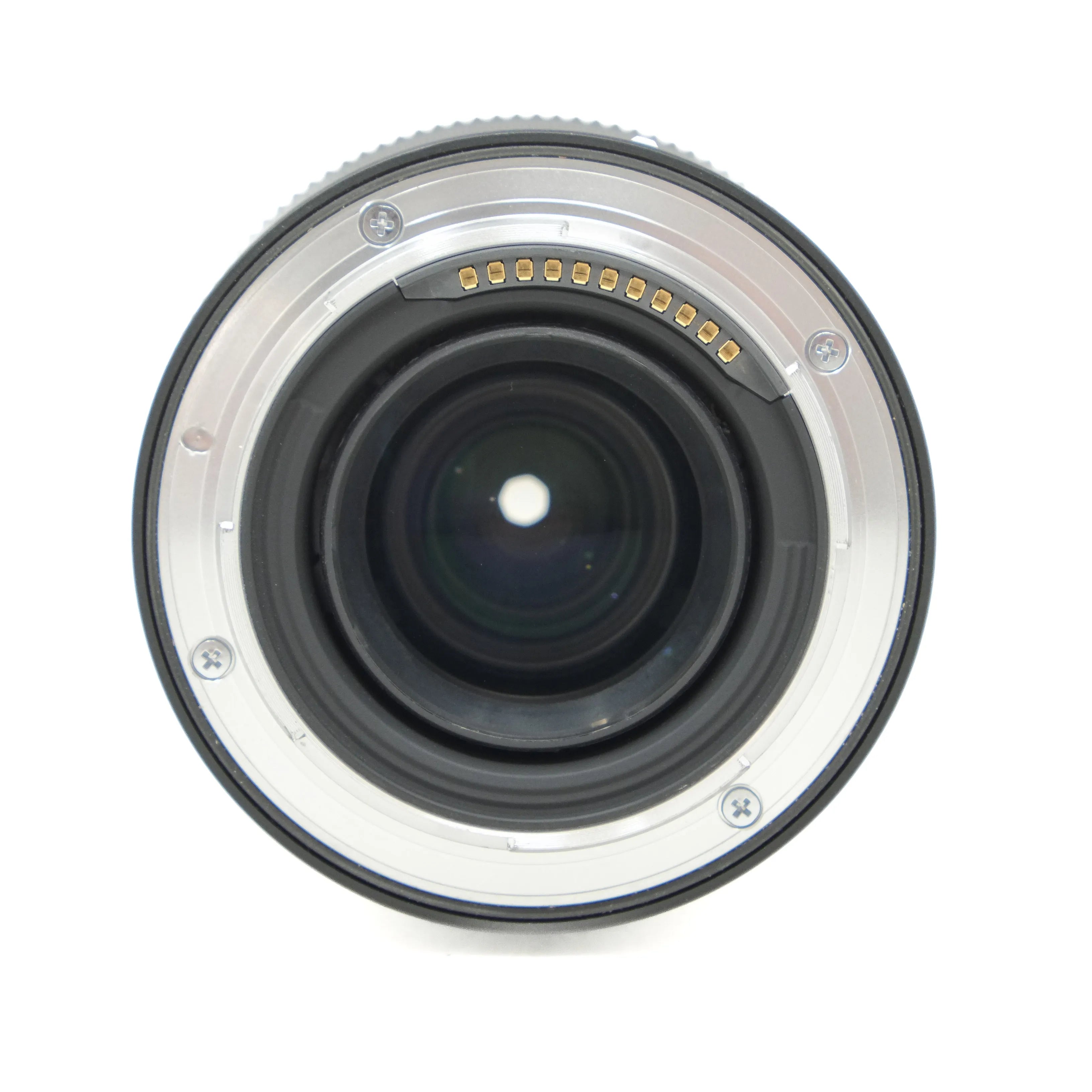 Camera lens on a white background