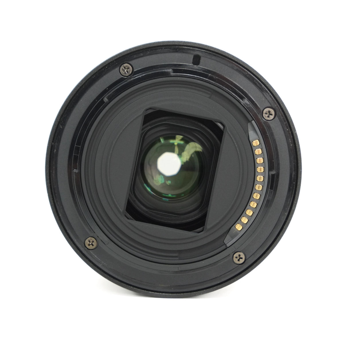 Camera lens on a white background