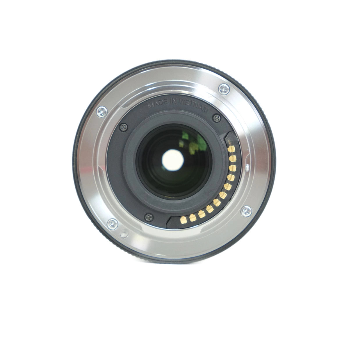 Camera lens on a white background