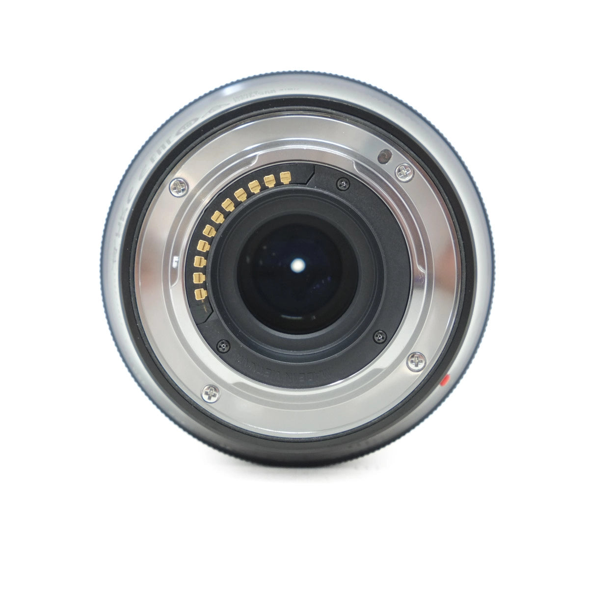 Camera lens on a white background