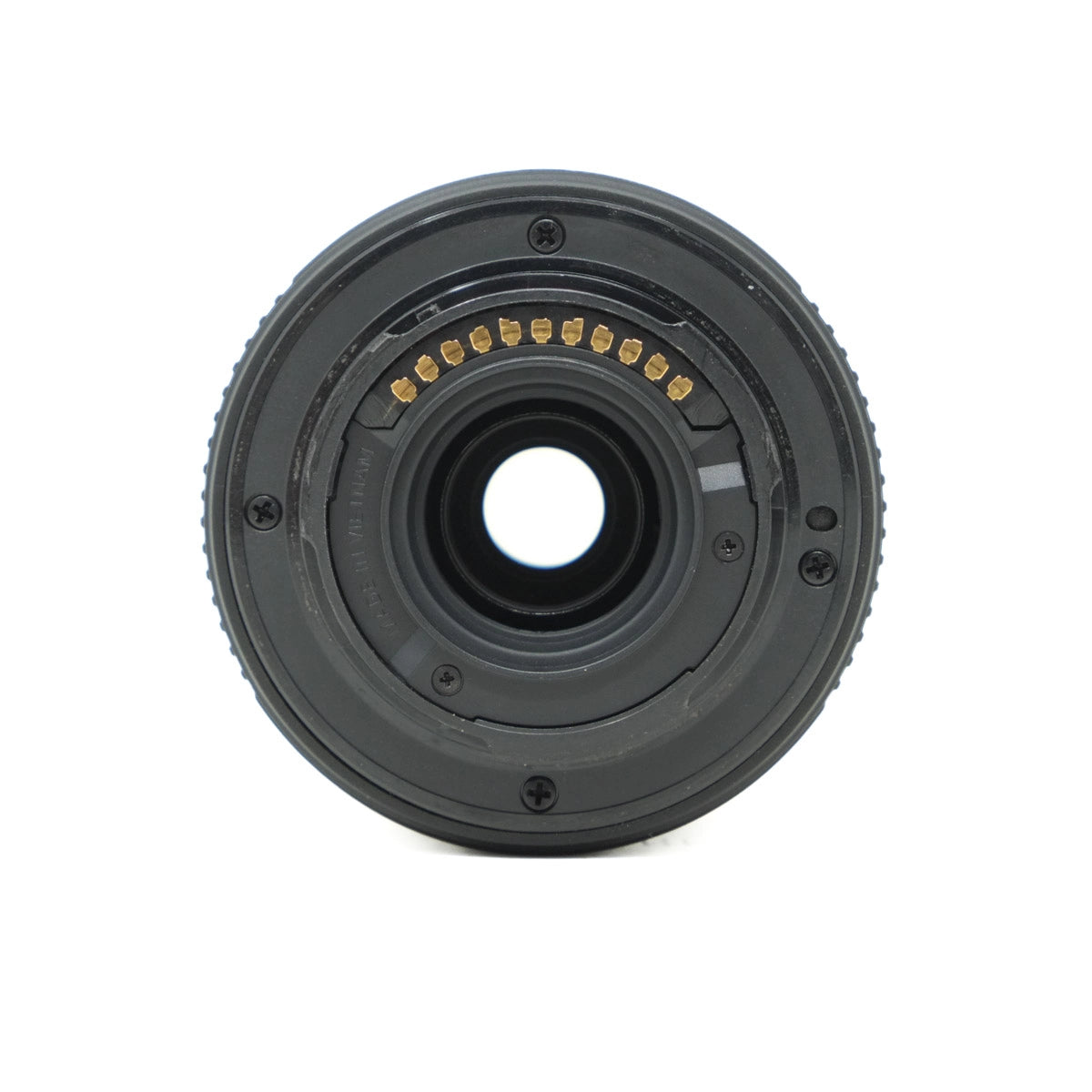 Camera lens on a white background