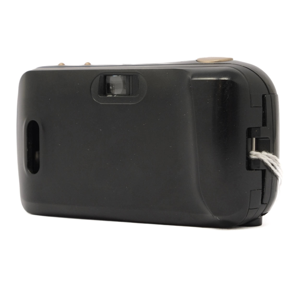 Black camera on a white background