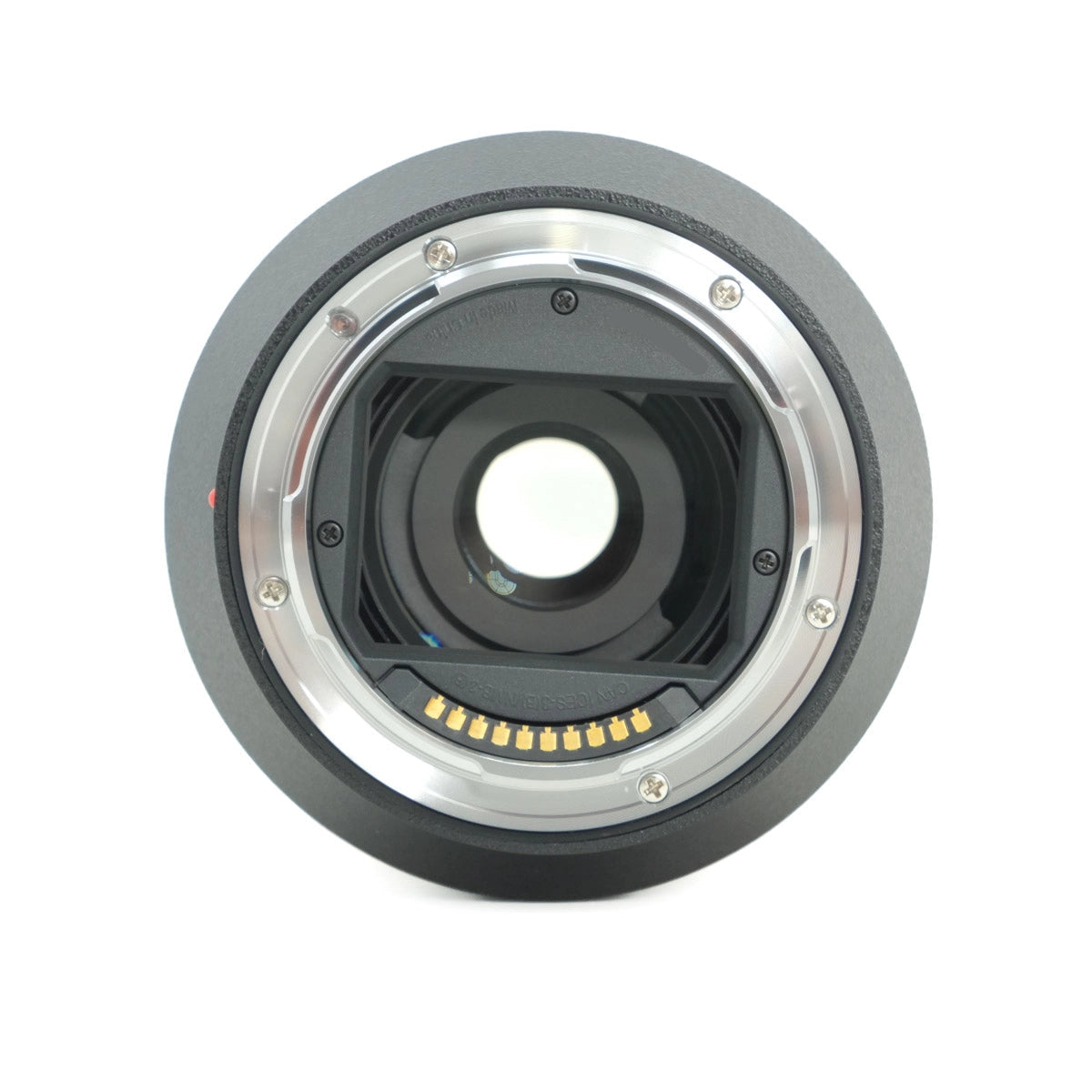 Camera lens on a white background