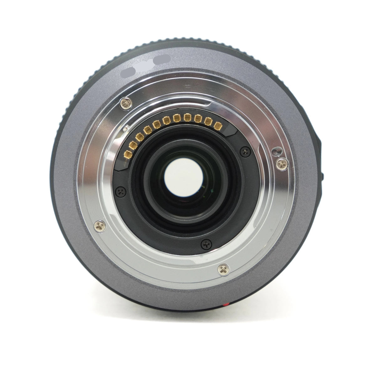 Camera lens on a white background