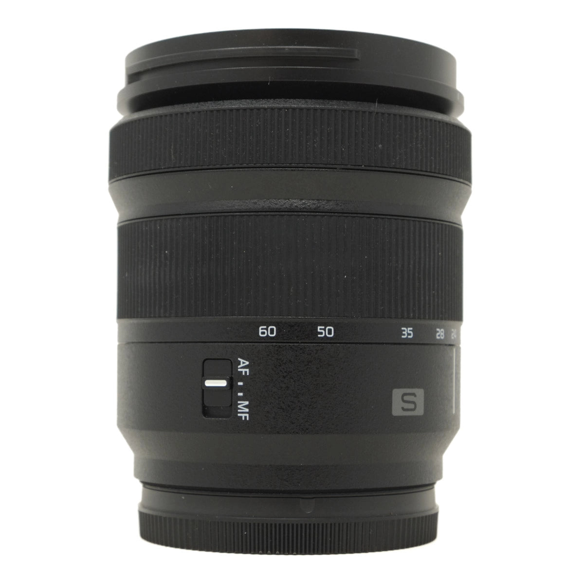 Used Panasonic S 20-60mm F3.5-5.6 Lens in L mount - side angle 
