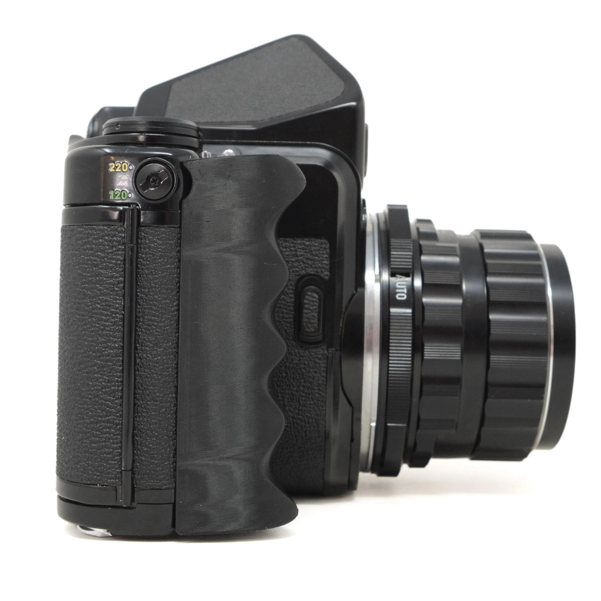 Used Pentax 6X7 Medium format camera - side angle 