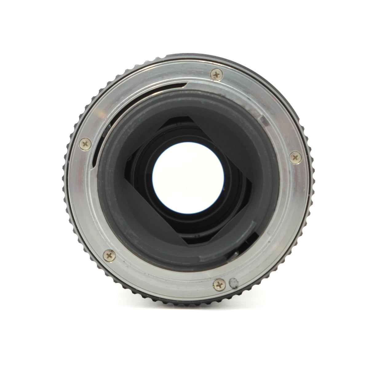 Camera lens on a white background