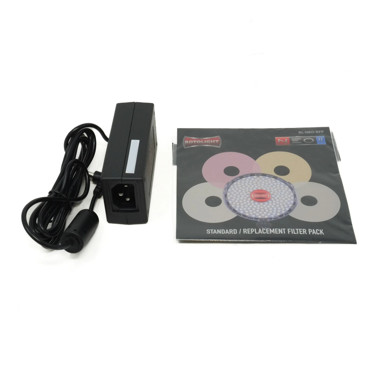 Used Rotolight Neo II  Revolutionary On-Camera LED Light - charger and filter pack