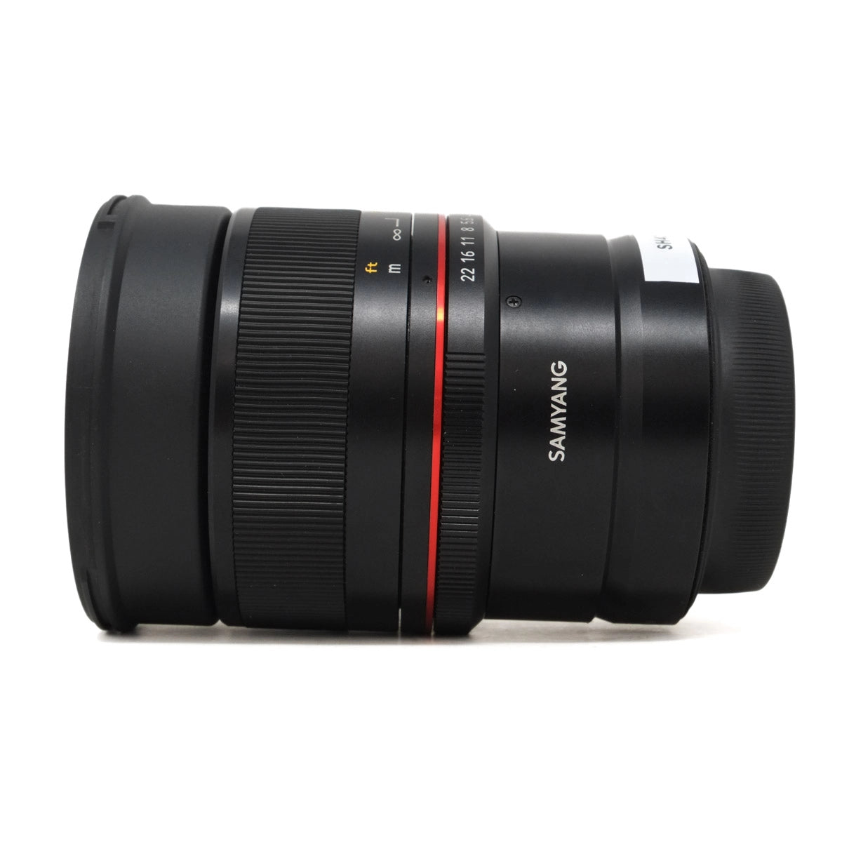 Used Samyang MF 85mm f1.4 Lens for Nikon Z Mount - Side angle 